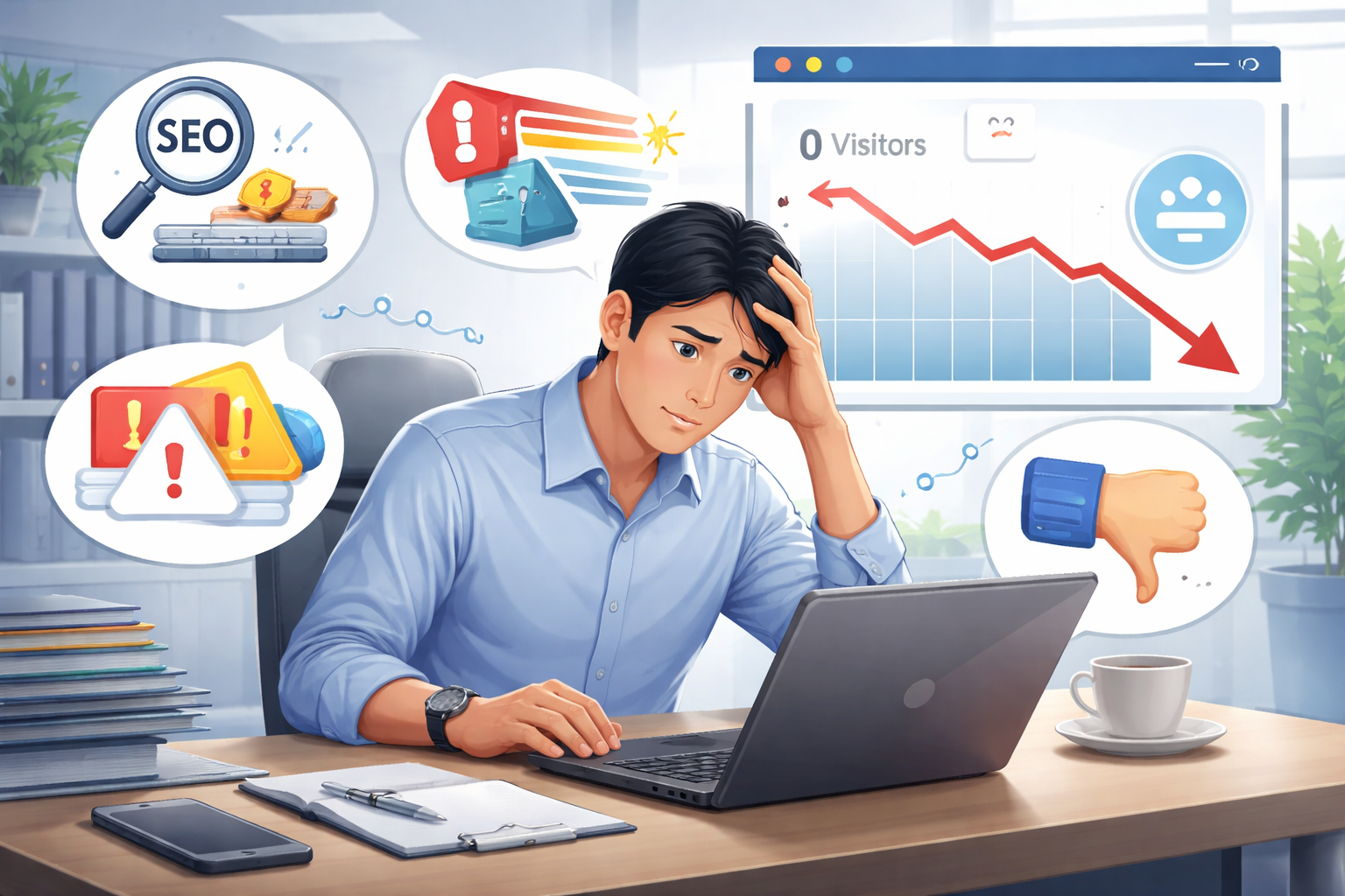 Kenapa Website Anda Sepi Pengunjung? Ini 5 Penyebab yang Sering Terjadi