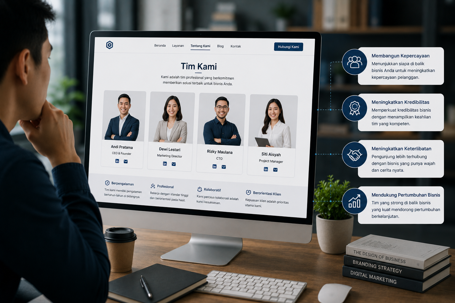 Mengapa Website Bisnis Perlu Memiliki Halaman Profil Tim di Tahun 2026?