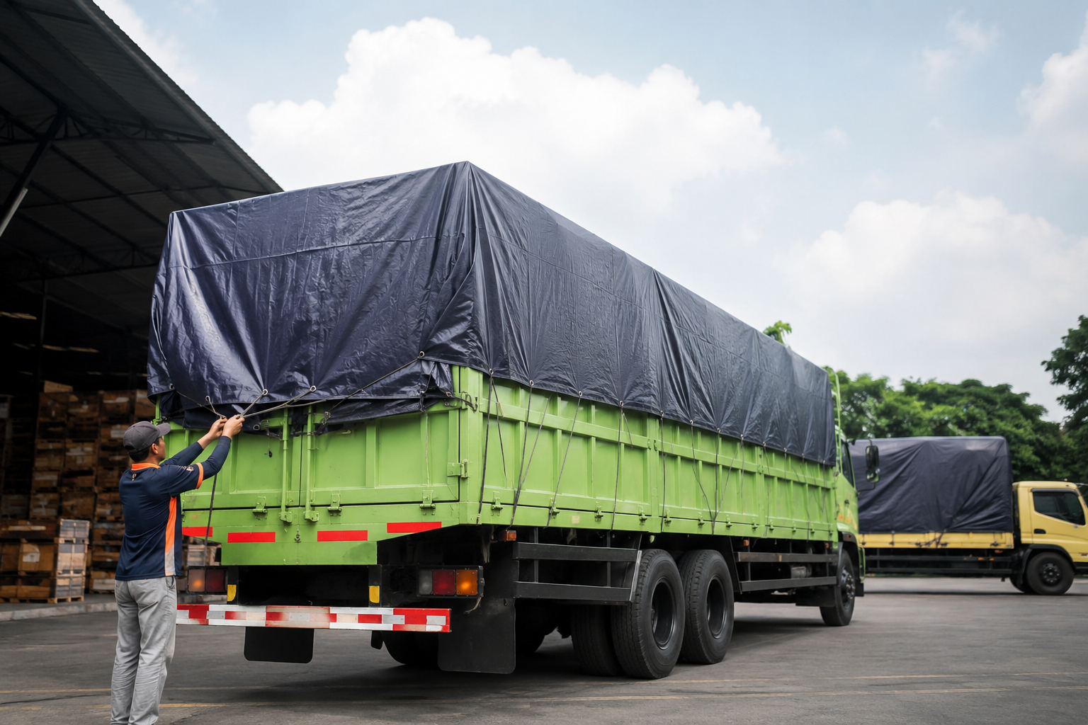 Terpal Truk: Investasi Kecil yang Dapat Mengurangi Biaya Operasional Armada